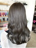30代40代髪質改善ココアブラウン艶感ストレート透明感赤み消し