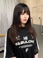 グラフ 日本橋(GRAFF) 韓国風/顔周りレイヤー/暗髪/ロング/艶髪/小顔/フルバング