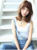 〔店長〕グレージュ☆ワンカールセミディ