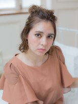 美容室 コーストアール 稲毛店(coast-R) 外国人風ラフハーフアップ【稲毛】