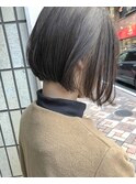 くびれボブ×ナチュラルなインナーカラー