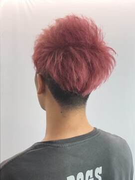 ペスカ 仙台駅前店(pesca) ツーブロック×ピンクカラー pesca仙台駅前店