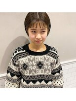 フェンヘアーアイス 中目黒(Fen.hair ici)&nbsp;似合わせ小顔前髪パーマ&透明感カラー