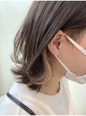 【Beautystage伊丹店】　インナーカラー　ホワイトベージュ
