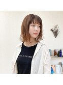 クセ毛ボブ
