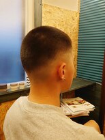 アフレッシュヘアー(afresh hair)&nbsp;10日後フェード部分のメンテナンス