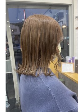 アートマン(artman) 【artman 青井美海】ミルクティーベージュ×顔周りカット