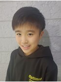 キッズカット(4)~サッカー少年ツーブロック