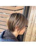 束感ショート