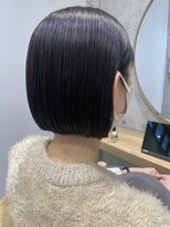 ガーデン オオタカノモリ(garden otakanomori)&nbsp;大人可愛い切りっぱなしミニボブ×モノトーングレージュ