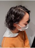 マッシュパーマ/カルマパーマ/アッシュブラック/ウルフ/新宿