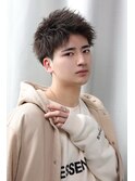 刈り上げアップバング