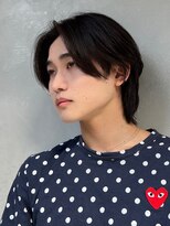 ガーデンヨコハマエスト(GARDEN YOKOHAMA est)&nbsp;韓国マッシュ刈り上げなしセンターパートパーマ