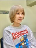 透明感抜群♪ダブルカラーブリーチミルクティーベージュ