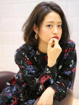 エムスラッシュ ソル センター南(M.SLASH SOL) ■SOLセンター南・12-24★■くせ毛風黒髪レイヤーミディアム