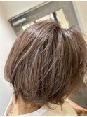 白髪ボカシハイライト×高濃度トリートメントカラー