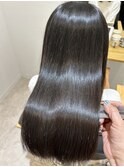 セミロングストレート