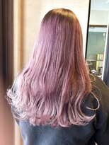 ココカラヘアー ニコ(cococara hair nico)&nbsp;ハイトーン/ダブルカラー/ブリーチ/ピンク/ベージュ/レイヤー