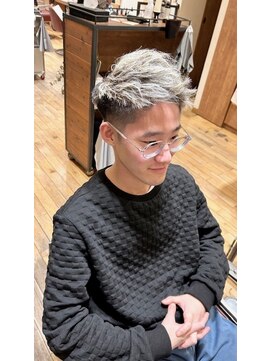 ポレポレハッピーヘアワーク POREPORE HAPPY HAIR WORK メンズ ハイトーンカラー