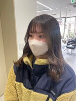 ジーナ 船橋(Zina)&nbsp;髪質改善＊ロングレイヤーグレーベージュ＊美髪【Zina船橋】