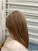 大人かわいいエギョモリミルクティーブラウン ひし形シルエット