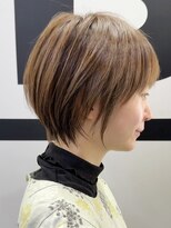 ブレス ヘアデザイン(BLESS hair design)&nbsp;静岡ショートボブタッセルボブ白髪染めミニボブくびれショート