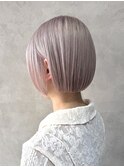 ホワイトグレージュデジタルパーマミニウルフ鶴ヶ峰SK62