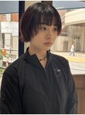 前髪あり☆外ハネショートボブ☆