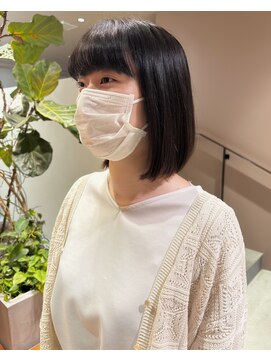 ベック ヘアサロン(BEKKU hair salon) ナチュラル艶ボブで上品シルエット[ボブ/ストレート］