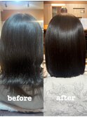 髪質改善ストレート