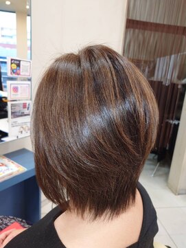 ヘアープレイスクリアライン 栄町店(hair place CLEAR LINE) 【ショートレイヤー】髪質改善/トステア/シルク架橋/メテオ