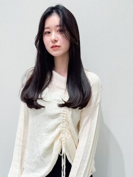 マッシュアンドマッシュアヴェダ ららぽーと福岡店(mash&mash AVEDA) 【美髪ストレート】大人韓国風/巻ける縮毛矯正/レイヤーカット