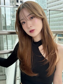 ケーツー心斎橋 クイーンズガーデン バイ ケーツー(K two QUEEN'S GARDEN by K two) レイヤーカット*顔周りカット*前髪カット*ロングヘア*髪質改善