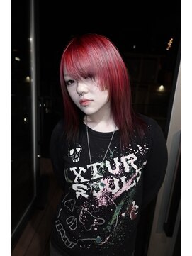 ヌル 表参道本店(Null) ワインレッド/ケアブリーチ/ブリーチカラー/表参道/原宿