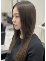 ネリネ 船橋駅南口店(Nerine) 艶髪/ラベンダーベージュ/縮毛矯正/ストレート