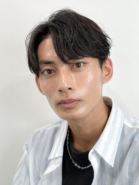 マンプス ニュアンスパーマ/毛流れ