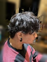 ソソ(soso.)&nbsp;MEN’S HAIR/スパイラルパーマ/刈り上げない短髪/木更津