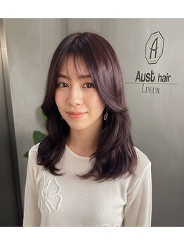 オーストヘアー リュウール(Aust hair Lueur)の写真/【上野駅2分】オシャレを楽しみたいけどケアにもこだわりたい！そんな大人女性のためのメニューをご用意☆