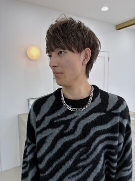 スヴニール(souvenir) メンズハイライト　メンズカラー　デザインカラー