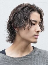 《*サーフカール*》波のような緩やかなカールがリラックス感を＊色気のあるパーマデザイン＊[名駅/メンズ]