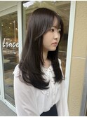 ロングレイヤー/レディース/小顔