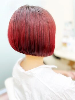 ヘアスタジオ ルピナス(Hair studio lupinus)の写真/刺激に配慮しながら楽しむカラー