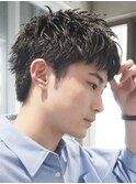 ブリーチハイライト髪質改善ダブルカラーメンズカット