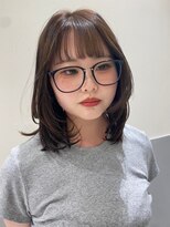バサ 所沢店(BASSA)&nbsp;ハッシュカット/レイヤーカット/ラベンダーベージュ/顔まわり