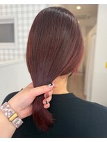 ジャミン 長嶺店(Jammin.)&nbsp;ブリーチ卒業におすすめ◎ツヤ感レッドカラー