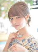【K-two心斎橋】上品ナチュラルボブ~編込みアレンジ~