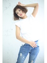 ラフィス ヘアーフラム 難波戎橋2号店(La fith hair flamme) 【Lafith】トレンド☆ベビーバングショート