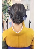 【卒業式】袴着付け＋ヘアセット