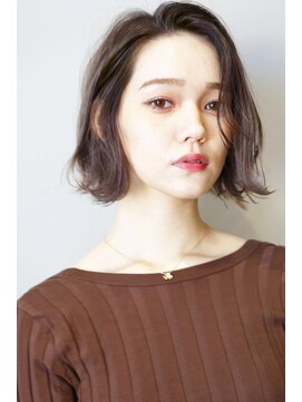 ヘアサロンガリカアオヤマ(hair salon Gallica aoyama) ☆イルミナカラー × モカグレージュ ☆ 外国人風無造作ボブ☆