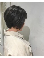 ヴァンクシー バイ ルナ(VANKCY by Luna) 奥行きショートボブ 前下がり ボブ 簡単 暗めアッシュ 大人 楽